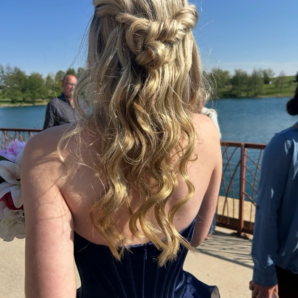 Sherri Hill Strapless Prom Evening Gown - Picture 5 of 5